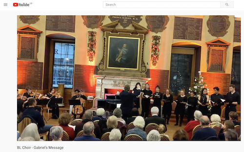 Thanks to the Barts and The London Music Society, our ‘Celebration of Christmas’ concert takes place on YouTube on 8/12 with some new numbers and old favourites from previous years. Find out more here tinyurl.com/y54h6e64