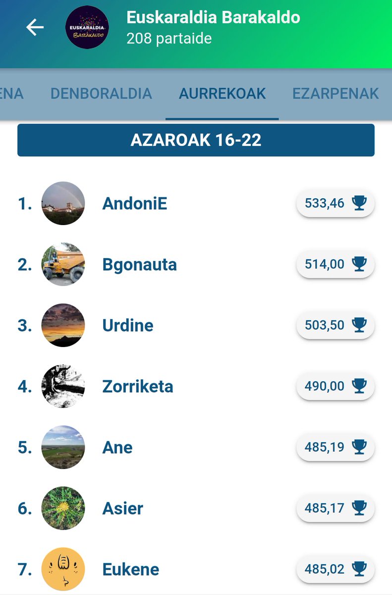 BarakaldoE's tweet photo. Honatx pasa den asteko #EguneanBehin sailkapena!! Zorionak #AndoniE!! 👏👏👏
Jarri harremanetan @SasiburuBaraka-rekin (info@sasiburu.eus) zeure #poltsa eskuratzeko!!
Ea aste honetan nork lortzen duen!! 💪💪💪 https://t.co/nbocYipmkW