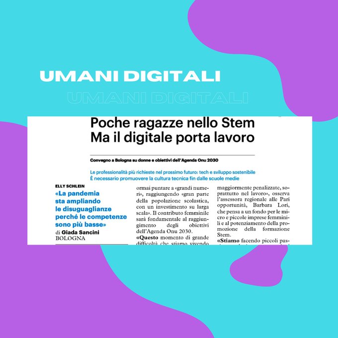 franciungaro's tweet photo. Le #ragazze che studiano #discipline #STEM sono sempre più numerose, e con risultati superiori a quelli maschili.
E in azienda sono le più #produttive.

Che le #professioni #digitali richieste nel lavoro del futuro possano essere inclusive e colmare il #gendergap
@LDRaimondo https://t.co/T8RYkgoQKw