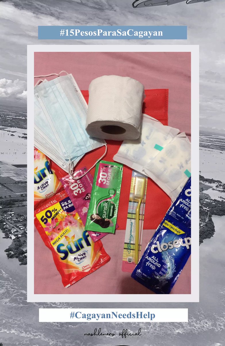NashLenersOFC's tweet photo. 15 PESOS PARA SA CAGAYAN

Sa pinagsama-samang tulong natin, nakalikom po tayo ng PHP 11,495.00 para sa mga kababayan natin sa Cagayan Valley! Nakabuo po tayo ng 50 hygiene kits at 50 food packs para sa 50 na pamilya. Kanina po naibigay na ito sa Maryhill School of Theology at https://t.co/pM33AWeuxC