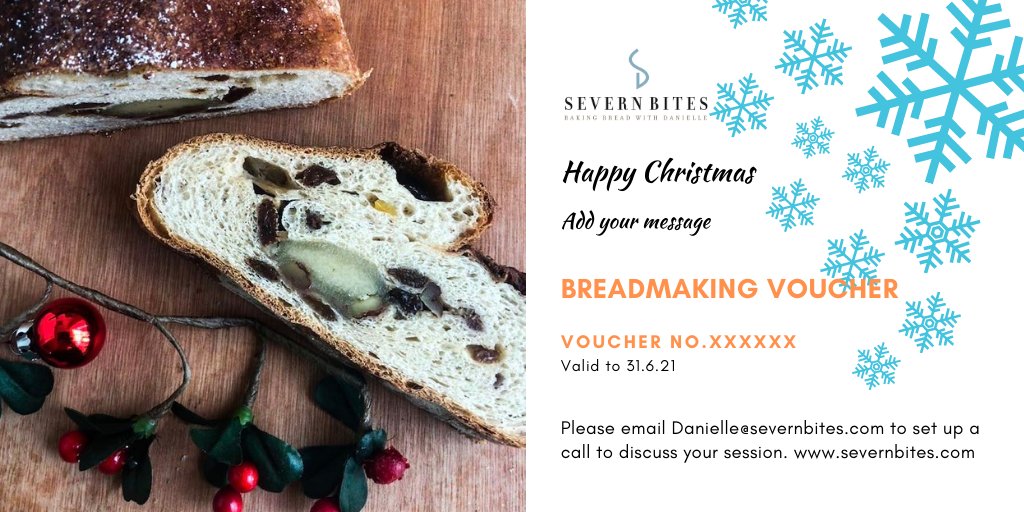 BreadBakerDani's tweet image. Give the gift of bread - personalised gift voucher for a personalised lesson online or in person (when allowed) severnbites.com/product/buy-a-… #giftvoucher #breadmakingclass