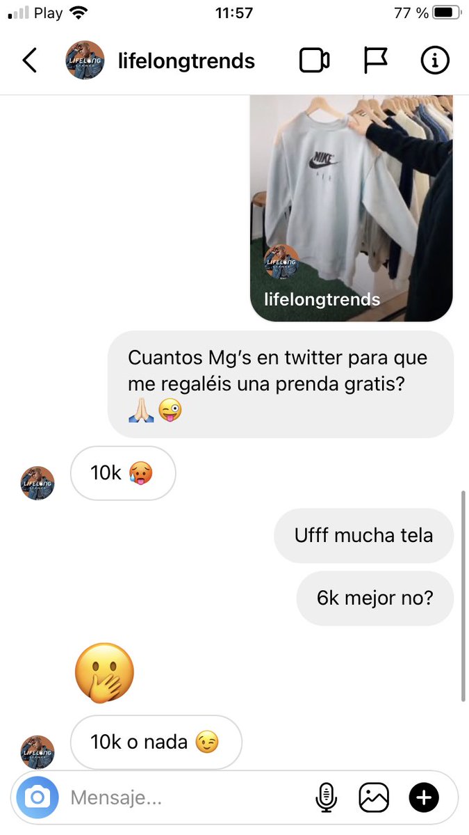 Sé que 10k es casi imposible, pero bueno, vamos a por ello. Si me ayudáis con un MG sería la persona mas feliz del mundo y os amaría para siempre.❤️❤️❤️❤️❤️❤️❤️❤️❤️❤️❤️❤️
