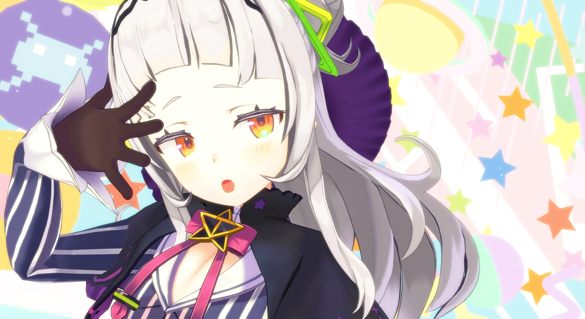 寅次郎 わーいシオンちゃん50万人突破おめでとう C 19 Cover Corp おかりしたもの 紫咲シオン 公式 Mmd Ver1 01 Kotami Stage058 Kotami Cafe 改変ディフュージョンフィルタ V0 5 おたもん 面光源エフェクト Panellight Ver 1 4 そぼろ 紫咲シオン