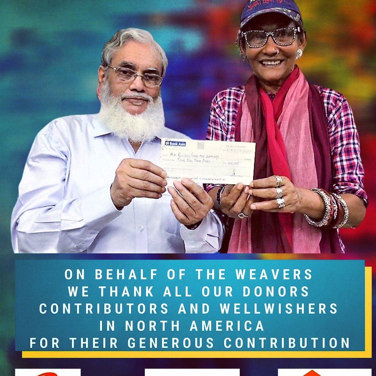 BioskopeFilms's tweet photo. Our gratitude to all the donors in the “Weaving Hope” Solidarity campaign and to International Fashion Icon Bibi Russell ..... https://t.co/Y9FoJ48ydk