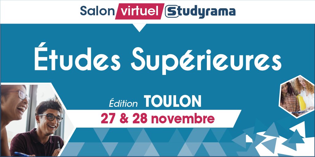 Les BTS SN et MV seront présents au salon virtuel Studyrama de Toulon : rejoignez leurs équipes dès vendredi pour échanger à ce sujet.