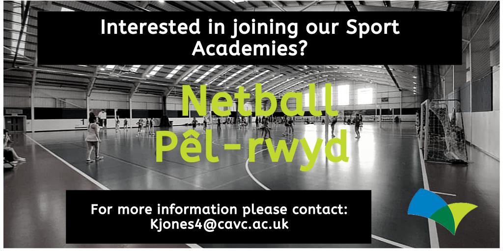 CAVC_Netball's tweet photo. If your a keen netballer and want to see how you can combine your Educational Pathway whilst still playing Netball. Why not check out the courses you can do at @CAVC. 

@CAVC_Sport @WelshNetball @celtic_dragons @CentralSouthWN @SouthEastWN https://t.co/xry8U7Hn7I