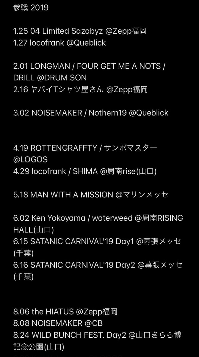 Mellow_CHARI's tweet photo. 生きる糧だったライブ参戦

去年と今年の比較…今年はたった1回…

これだけでも自分にとってはめちゃくちゃ大きな変化の年

#早めに今年を振り返っておく
#cyclepunks https://t.co/NtzxUUjwbu