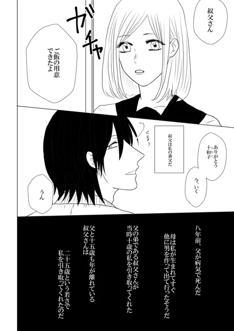 叔父と姪

#創作漫画 