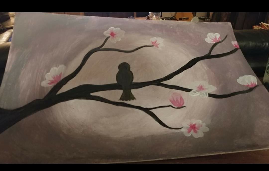 glmr2day's tweet photo. Im going to try to replicate this painting I did in a cardboard. Unfortunately it got all messed up. I only have this as a memory.🥺 https://t.co/EKouX1zSzb