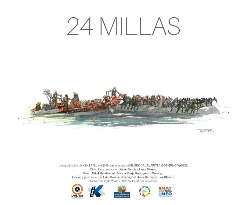 🔴Mañana🔴Bihar🔴
Ciclo de cine documental: MOVILIDAD Y DERECHOS HUMANOS 
🎥 24 Millas (2020) 60´
📅  Azaroak 24 
⏰ 11:00-13:00
📌 Deusto, Churruca aretoa reserva
🖥 Online, emisión streaming  acceso