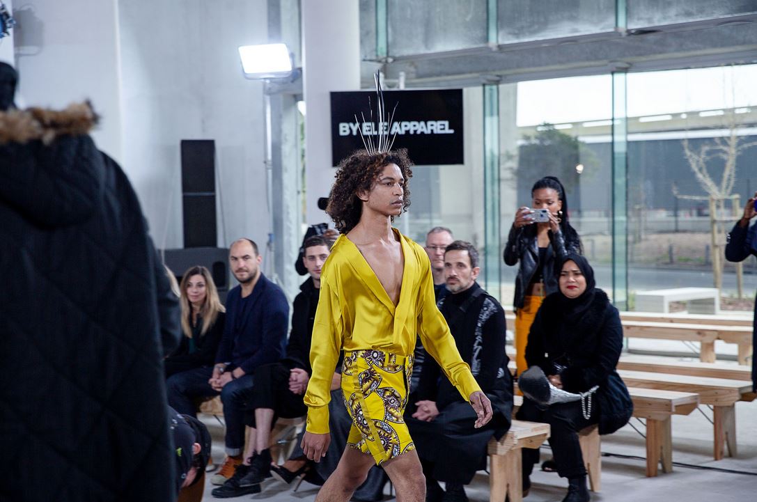 ModelTVShow1's tweet photo. @kev_rain  Walking @Elea03  in last weeks episode at @samenswearweek 
 
📸 @SDRphoto

HMU @grpcr8

@SABC_2 
#ModelTVShow 
#SABC2 
#SAMW  #ss20 https://t.co/5u1hJBYtrS