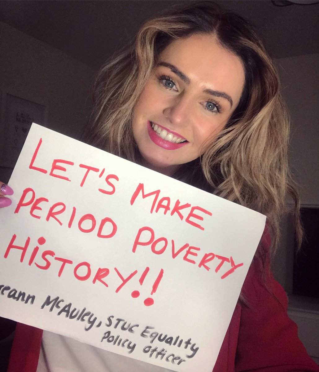 BIG week ahead for equality. Let's make history Scotland❤️🤍please support the bill. No one should be at an economic deficit because of a biological process. Periods aren't a luxury&we shouldn't be made to feel ashamed! Smash the stigma & end period poverty✊

#freeperiodproducts