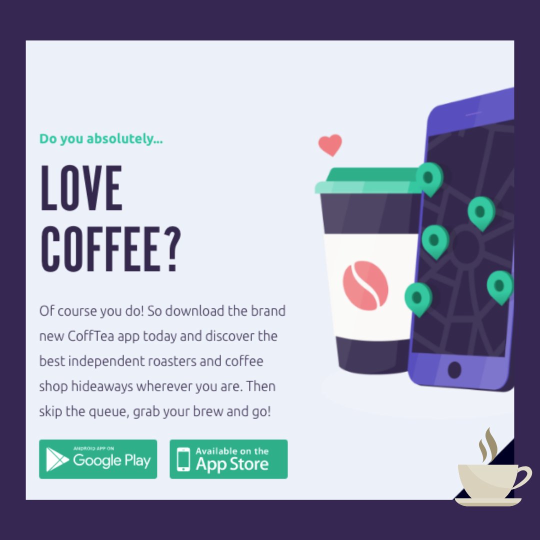 WeAreCofftea's tweet photo. In the current pandemic, waiting in a queue to get your fave takeaway coffee might not be the best idea ☕️  Well maybe you won’t have to!

If your fave cafe has signed up to our #CoffTeaApp you will be able to pre order directly from your mobile! Swipe to see how it works 👉 https://t.co/Ssw64cvAc6