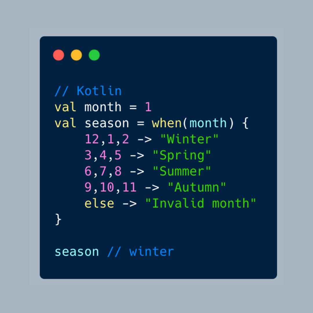 linero_tech's tweet photo. Kotlin Tip of the day
#kotlintips #java #kotlin #AndroidDev #androiddevelopment https://t.co/lHfM4Sowqe