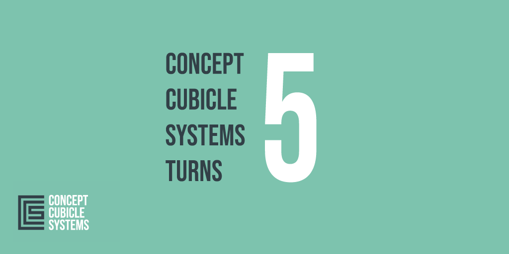 ConceptCubicle's tweet photo. We've reached our 5th birthday milestone 🎉

Thanks to our hard work, we've developed into a team driven by innovative #technology &amp; aesthetics to transform all spaces.

We continue to strive for efficiency, precision &amp; imagination as standard for many years to come.

#design https://t.co/8gqDAzwVfs