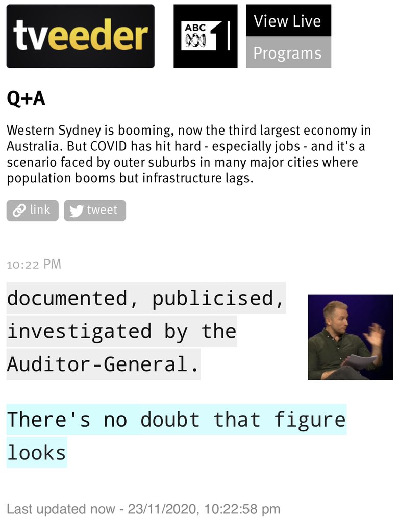 ozvascdoc's tweet photo. OMG I just found this most awesome way of getting live transcripts of ABC TV shows like @QandA. This will transform my life. Sort of. https://t.co/dHPk5NDapo https://t.co/8vTLdyEZmf
