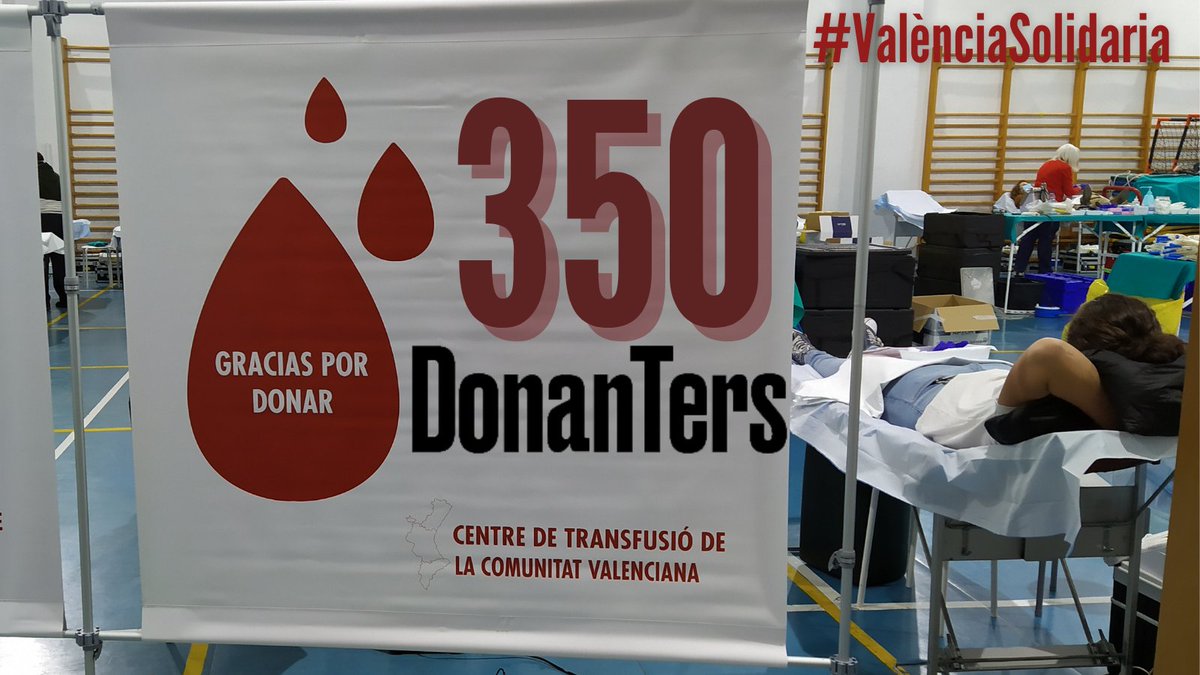 GVAdonasang's tweet photo. 3️⃣5️⃣0️⃣ #Donanters se dieron cita en el IES Lluis Vives en la Campaña de Donación de Sangre #ValenciaSolidaria.
✔️2️⃣1️⃣ daban el paso por primera vez
¡𝐌𝐮𝐜𝐡𝐚𝐬 𝐠𝐫𝐚𝐜𝐢𝐚𝐬 #Donanters y colaboradores!👏🏻 https://t.co/cY0mS6ziqg