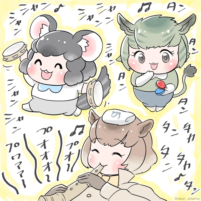 うるさくするネズミたち 