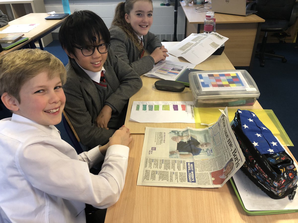 BGS_EnglishDpt's tweet photo. Year 7 have been working on understanding how newspaper articles are constructed and then writing a report of their own #buddingjournalists #learningwithoutlimits https://t.co/g32bobeLqX