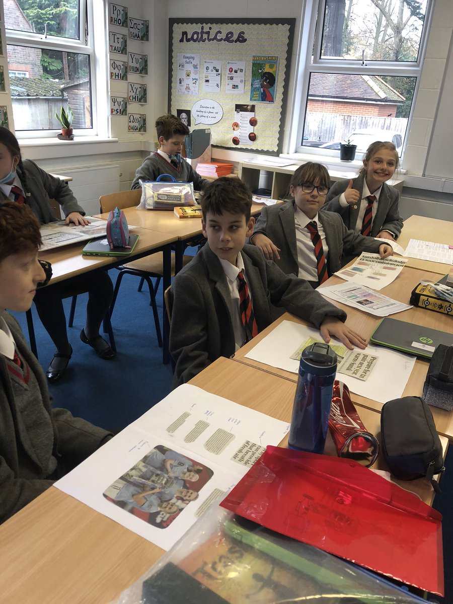 BGS_EnglishDpt's tweet photo. Year 7 have been working on understanding how newspaper articles are constructed and then writing a report of their own #buddingjournalists #learningwithoutlimits https://t.co/g32bobeLqX