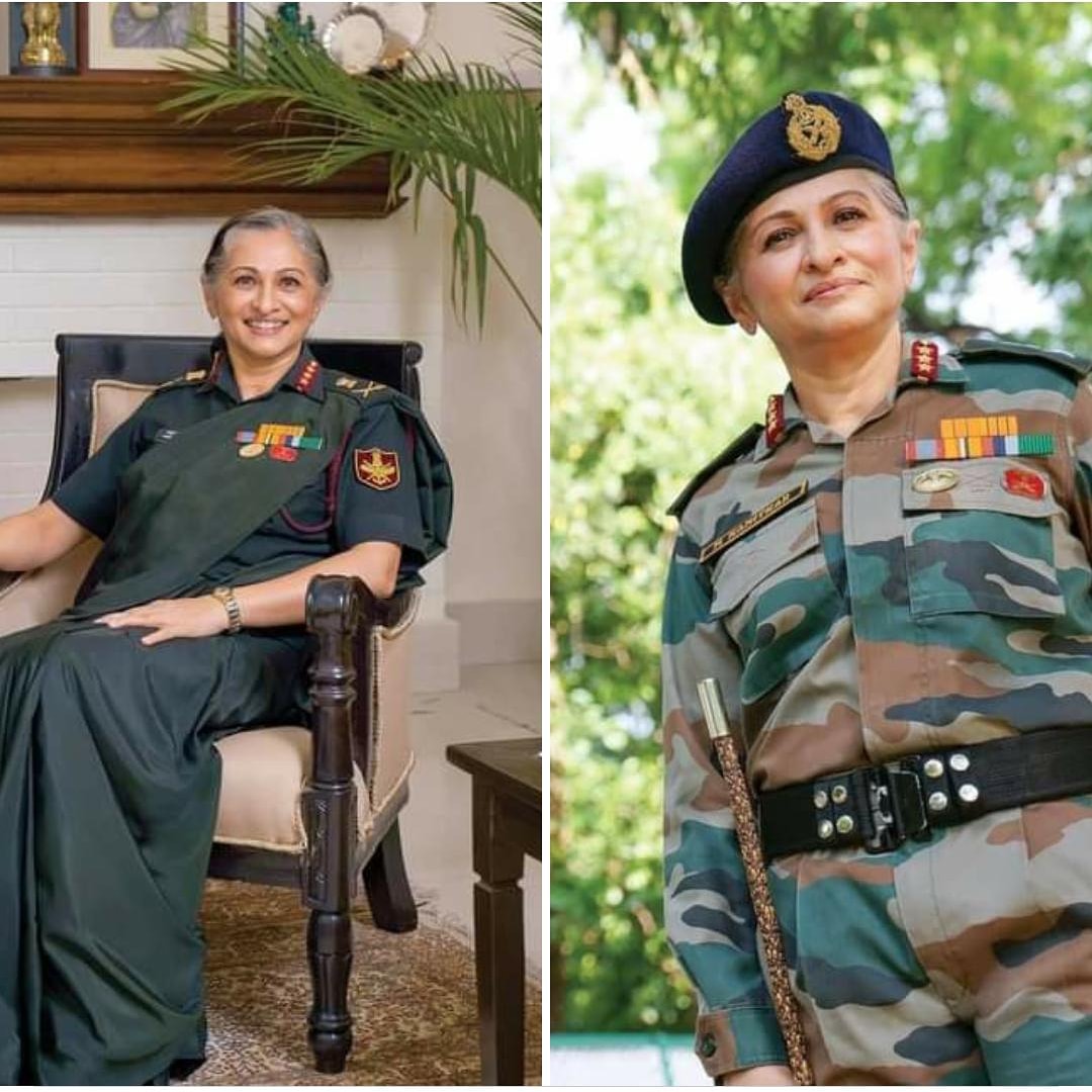 leh_aps's tweet photo. She is a DOCTOR &amp; a SOLDIER, #Lt Gen #Madhuri Kanitkar. India’s only #woman #Lieutenant General in the Army currently, and third in the Indian history. Big #Inspiration for the younger generation and Specially women's. 
It’s going to be hard, but #hard does not mean impossible. https://t.co/hlLTeitPVG