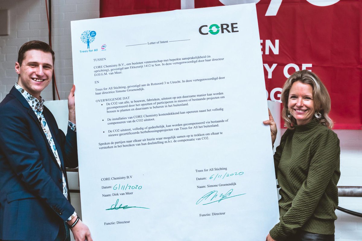 TeamCORE17's tweet photo. Team CORE is the first @TUeindhoven student team to commit to zero emmisions with our partner @TreesForAll. Watch the interview with director Simone Groenendijk here: https://t.co/rSMYairfjd @tueinnospace #recycling #ewaste #trees https://t.co/vWWTPeJXvu