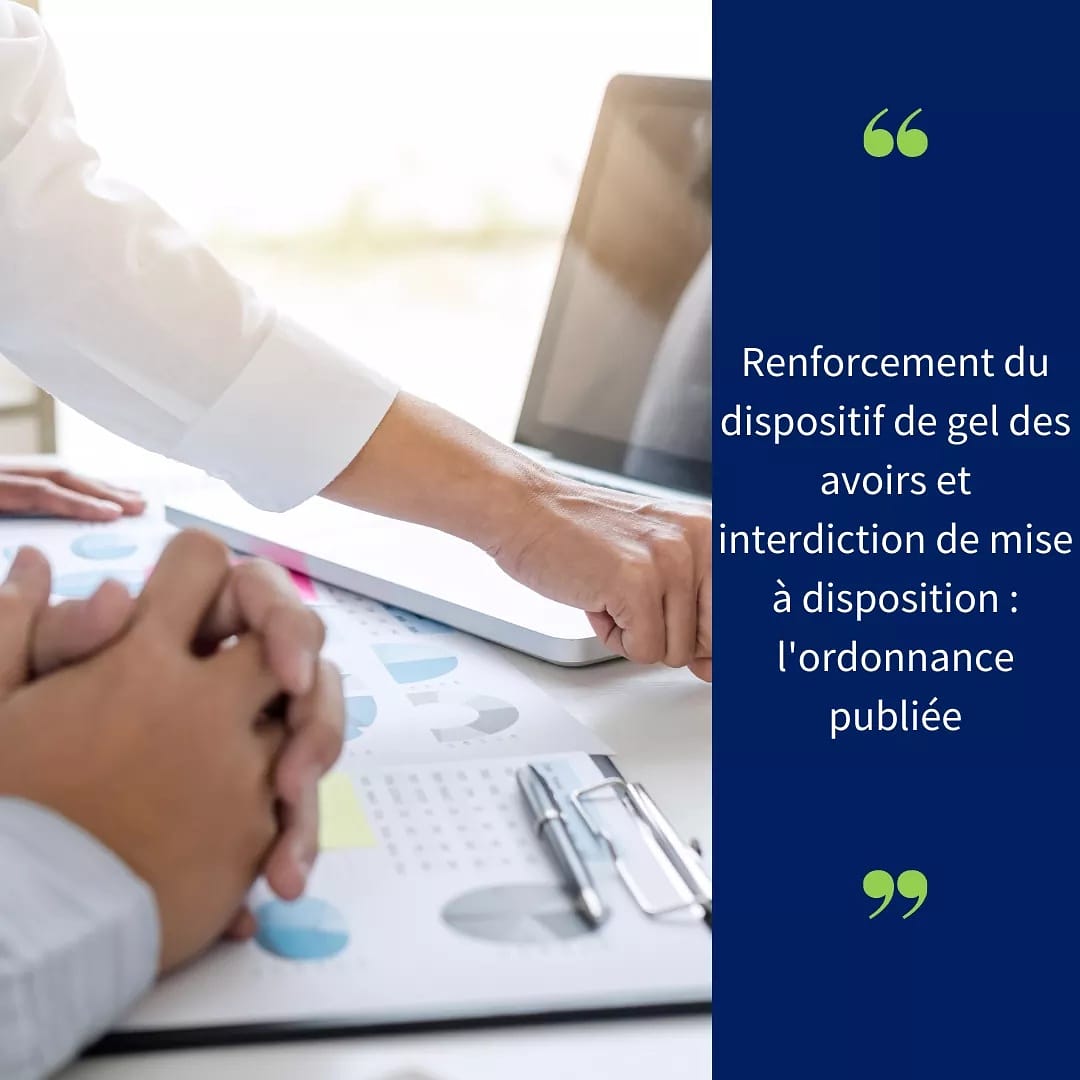 [Renforcement du dispositif de gel des avoirs et interdiction de mise à disposition : l'ordonnance publiée]

actualitesdudroit.fr/browse/penal/i…

#Finance <a href="/Economie/">economie.ro</a> #Dispositif #Avoir #Droit