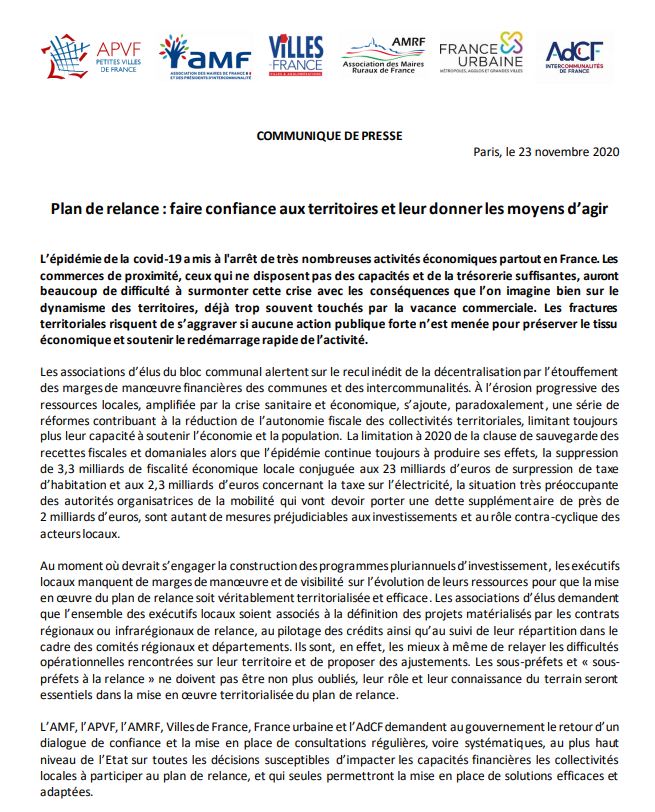 l_amf's tweet photo. #PlandeRelance : faire confiance aux territoires et leur donner les moyens d’agir #Collterr #Fiterr https://t.co/Ugo6DUIqVb https://t.co/wnX28T91tb