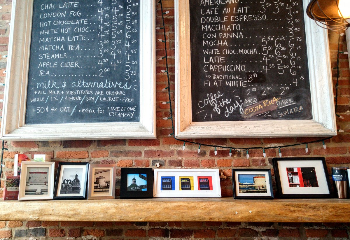IrisRussak's tweet photo. On now at Coffeehouse Kingston's market square location. Love β€οΈ Kingston calendars, cards and framed prints. And coffee β
@downtownktown #shoplocal613 https://t.co/GgcLmXwFfA