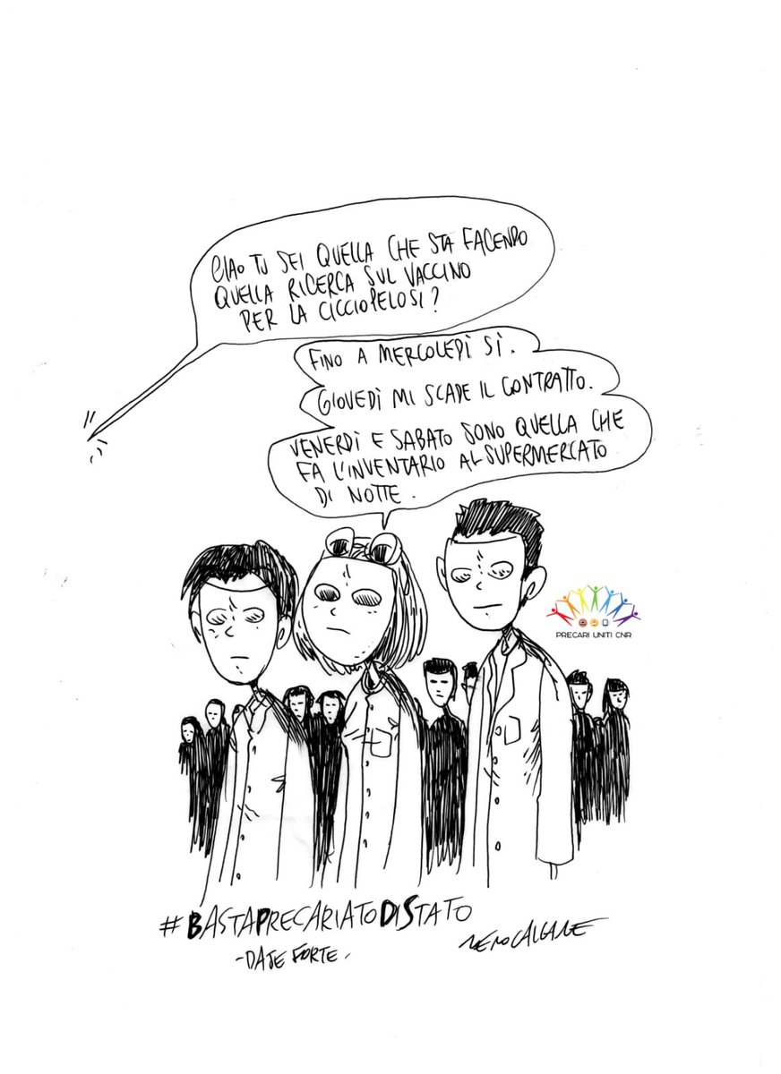 PrecariUnitiCNR's tweet photo. A disagio e insicuri, i #ricercatori #precari in tutto il #mondo vivono una grande angoscia riguardo alle loro prospettive di carriera e al carico di #lavoro. Questo rivela un'indagine di @nature su 7670 postdoc da 93 nazioni. Il #precariato #nonèunascelta #bastaprecariatodistato https://t.co/iFcOEvbL9M