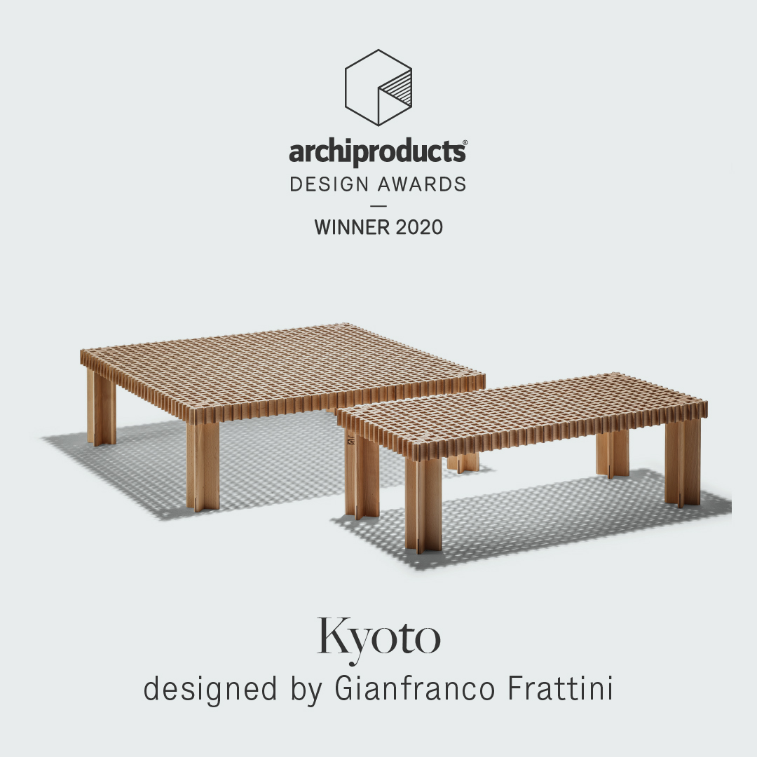 poltronafrau's tweet image. We’re delighted to announce that the Kyoto table – a historical design by Gianfranco Frattini re-edited by Poltrona Frau in 2020 – has been awarded the 2020 @archiproducts Design Award in the Furniture category. #ADA2020
bit.ly/PF_ADA2020