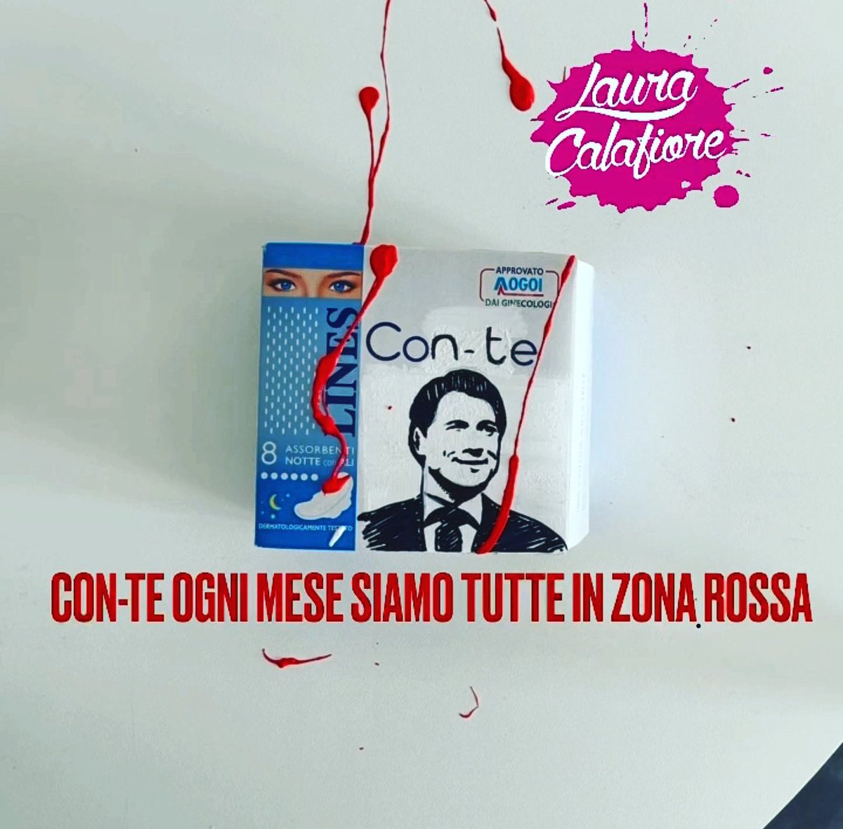 Perché in fondo siamo #tutteuguali 
Guarda il video del mio #artattack sul mio canale Instagram <a href="/art_calafiore/">LauraCalafioreArt</a>  <a href="/zdizoro/">Diego Bianchi</a> <a href="/welikeduel/">Propaganda Live</a>  #satira #satirapolitica <a href="/lebimbediconte/">bimbe di giuseppe conte 💖</a> #comic #art #artecontemporanea #unpassoallavolta #linesidea #artsy