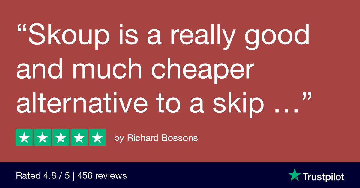 Our #customers could #save over £300 by switching to a van rather than hiring a #skip. Find out how much you could save and if a van is right for your clearance project by calling us on 0800 123 456 or get an instant quote at skoup.co.uk

#mondaythoughts #savemoney
