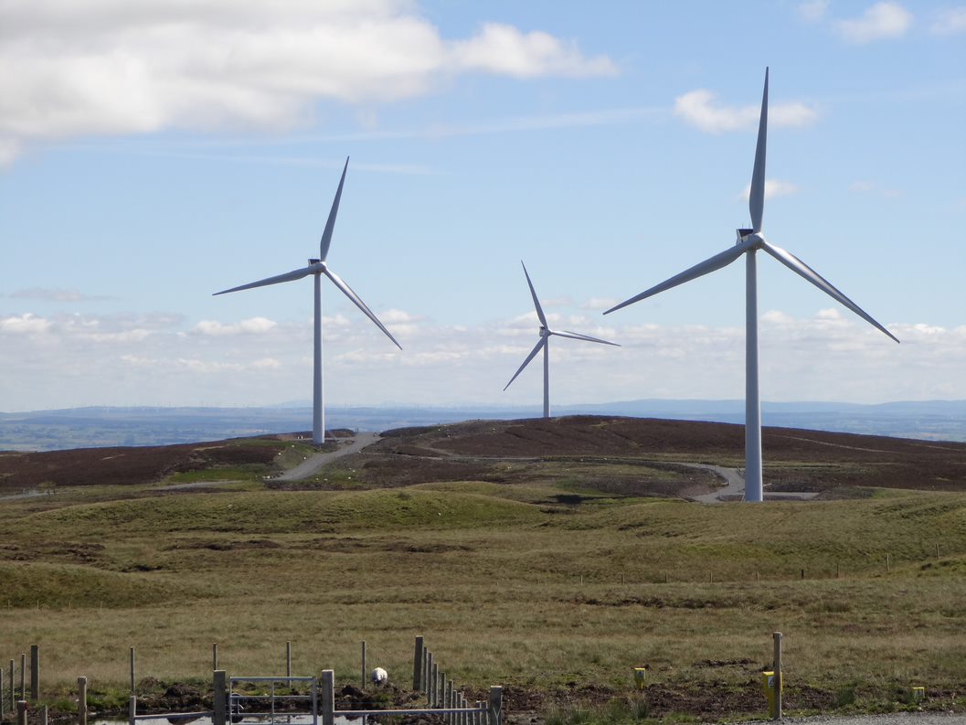 ... Kelburn Wind Farm, located 6km south-east of Largs in Scotland.  Its 14 wind turbines have a capacity of 28 megawatts - generating enough clean electricity to power the equivalent to 21,000 homes every year.   #WindWorldCup