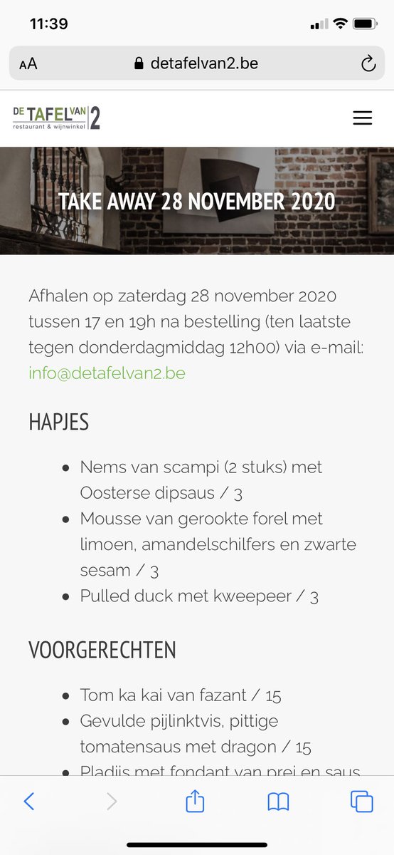 detafelvan2's tweet photo. Nieuwe meeneemgerechten online. Bestellen is de boodschap #detafelvan2 https://t.co/yltxsyLOJL