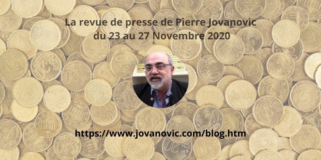 EdJardinLivres's tweet photo. Bonjour à toutes et à tous,

Voici la revue de presse de  @pierrejovanovic  du 23 au 27 Novembre 2020 :

#confinement 
#banques 
#Vaccin 
#Dette
#BillGatesEvil 
#journalisme
#COVID19
#coronavirus
 #holdup
 #climatechange

https://t.co/mnMvYJxZcb

Bonne lecture. https://t.co/Z2vnj5ODyZ
