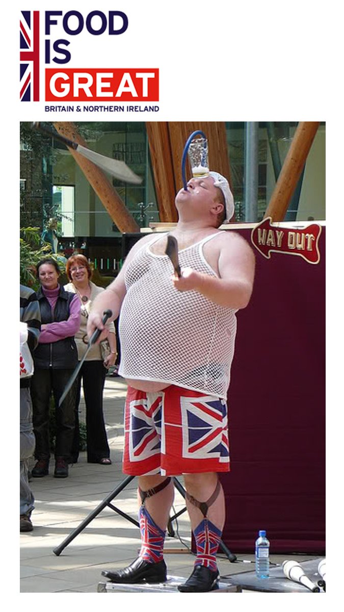 Guiseppim's tweet photo. British/English national dress #awfullybritishtimecapsule https://t.co/rWTnBc4ezB