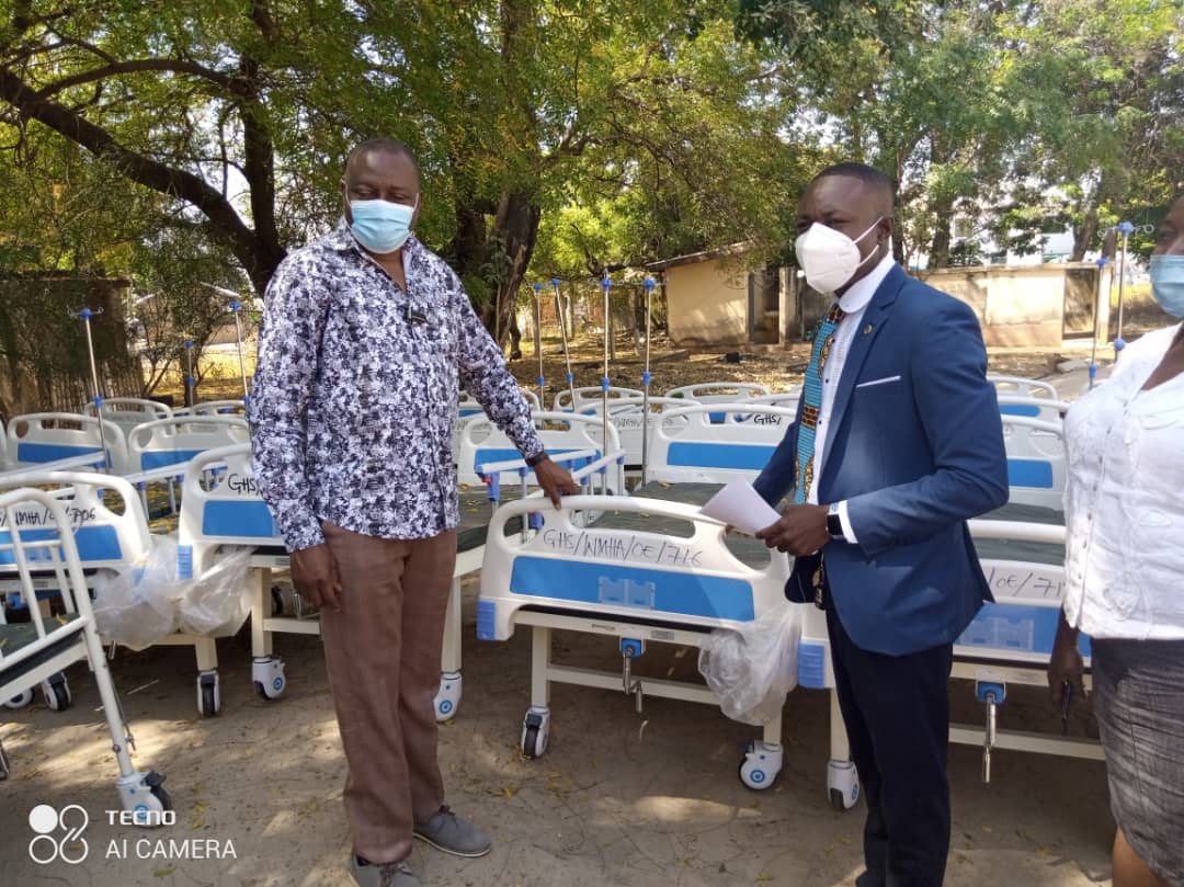 RashidNetwork's tweet photo. Hon Dr. @rashpelp has donated specialised beds to the Wa Municipal Hospital through the Municipal Health Directorate to help in their service delivery.
#BringbackJM and #RetainPelpuo
@joyce_bawah @OfficialNDCGh https://t.co/Mw5ZwhAM8S