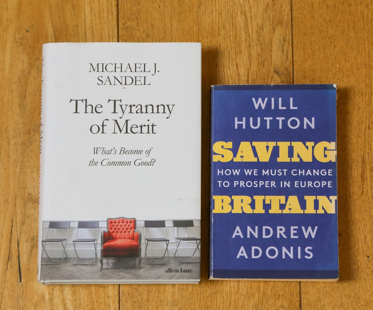 NigelNott's tweet photo. @Andrew_Adonis Full title, The *TYRANNY* of Merit clearly signposts Sandel’s view on negative impacts of meritocracy on “left behind” votes for Trump &amp; #Brexit. He makes proposals but recognises this as a huge issue for society &amp; *POLITICIANS* to address. Pls re-read
@KarolinaSutton @CGBBooks https://t.co/cPWuGigbwU
