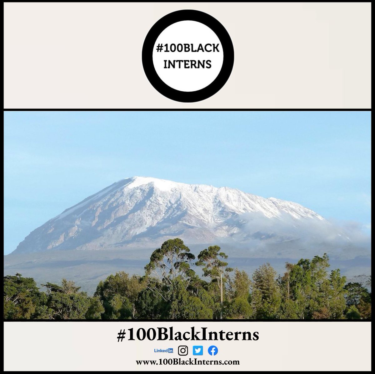 100BlackInterns's tweet photo. Preparing for this programme will be like preparing to climb Mt Kilimanjaro - you have to train hard if you're going to make it.

#100BlackInterns #Internships #Training https://t.co/En18xOHhQ5