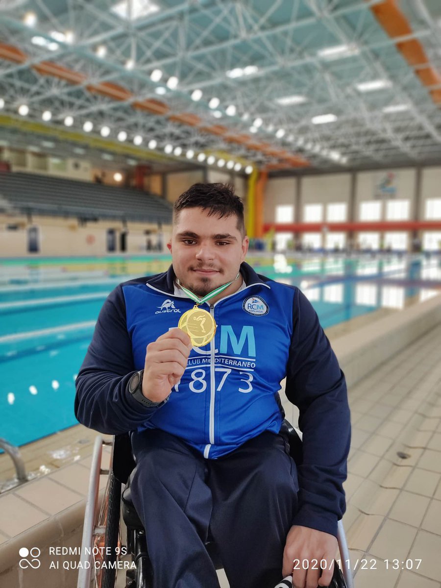 RCMediterraneo's tweet photo. Natación | Acabamos de conocer la noticia de que Luis Throughton ha sido convocado por la @FADDF_ para los Campeonatos de España Absoluto de Natación Adaptada que se celebrarán en Oviedo los días 12 y 13 de diciembre #orgullodeclub https://t.co/K9Akd5ZlOL