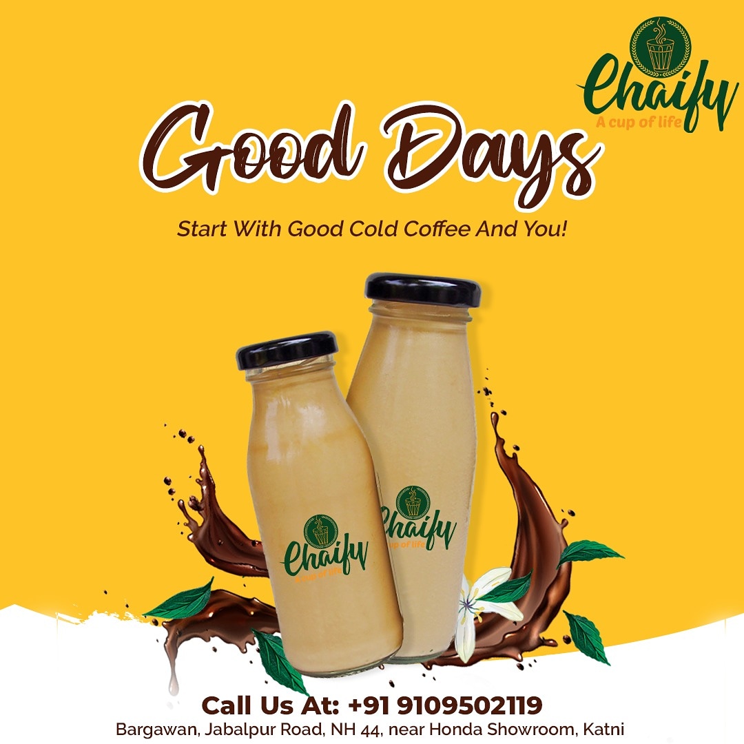 chaaify's tweet photo. Eat, drink, and be cozy.
Cold coffee + cold weather = cool yourself 🖤
Enjoy blissful cold coffee starting at just Rs-79 🥳🎊
#coldcoffee #chaify https://t.co/VwLXZNuTNt