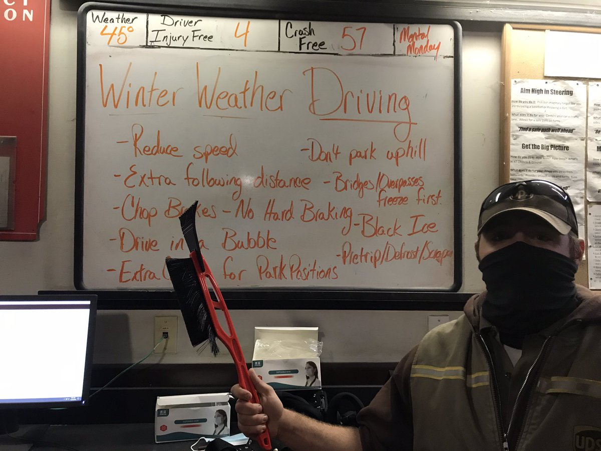 It’s Mental Monday in Topeka.  Prepare yourself for Winter Weather Driving.  @drdavisups <a href="/sdaniels3ups/">Steven Daniels</a> <a href="/chipcook4/">chip cook</a> <a href="/marc_peeler/">Lenexa NW CHSP</a> <a href="/CP_UPSers/">Central Plains</a> <a href="/ExperienceUPS/">Experience UPS</a>