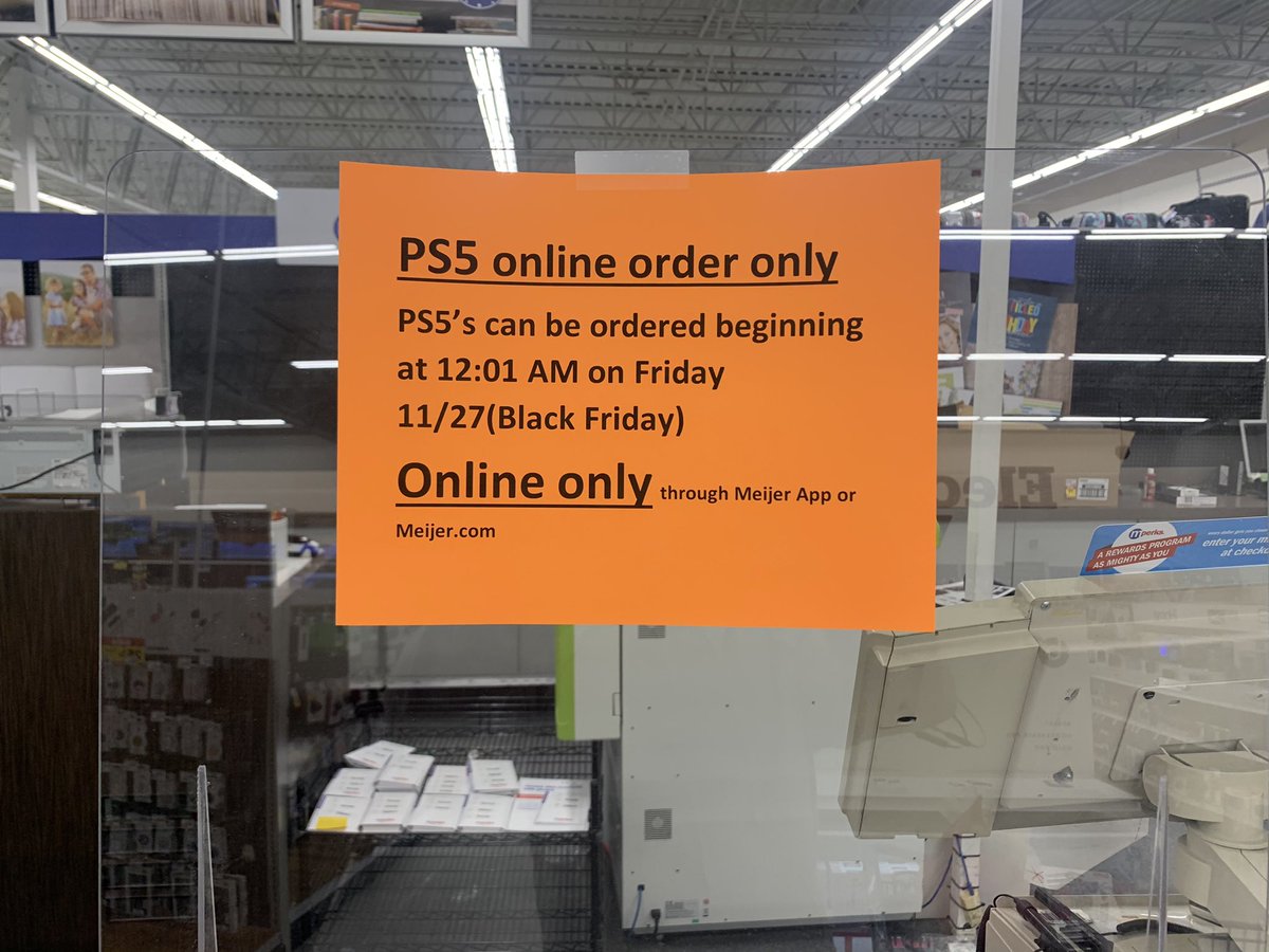 AaronMotok's tweet photo. @StarShardGaming Thanks about the Best Buy drop, I tried and didn’t snag one but I appreciate you putting the word out. Looks like meijers in MI is dropping the PS5 at midnight on 11/27 online and on their app. Please share so some of us can beat the bots! https://t.co/khI7yJ1NvH