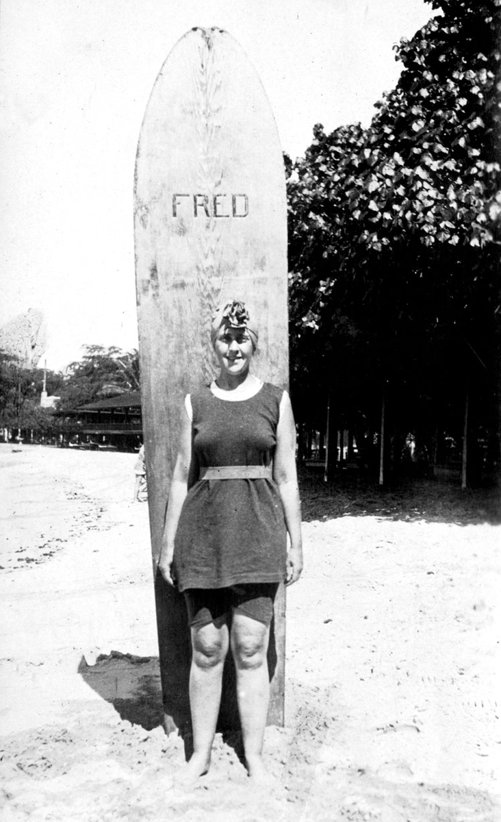 This is your occasional reminder that Agatha Christie had a surfboard called Fred