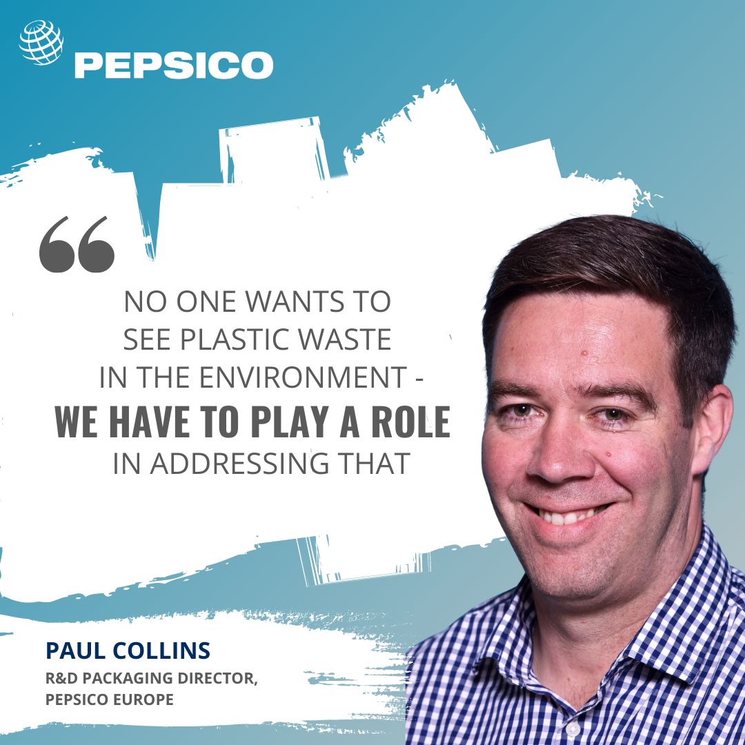 PepsiCoEU's tweet photo. "PepsiCo’s portfolio is 88% recyclable, compostable or biodegradable at present," said our R&D packaging director Paul Collins in a 60 sec interview, addressing the barriers to packaging sustainability: https://t.co/D4iTLpygWB
#EWWR2020 #HolyGrail2 https://t.co/DtXbPxdDKm