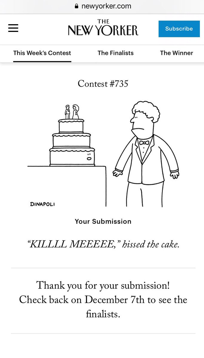 This one could not be more relatable, The New Yorker.