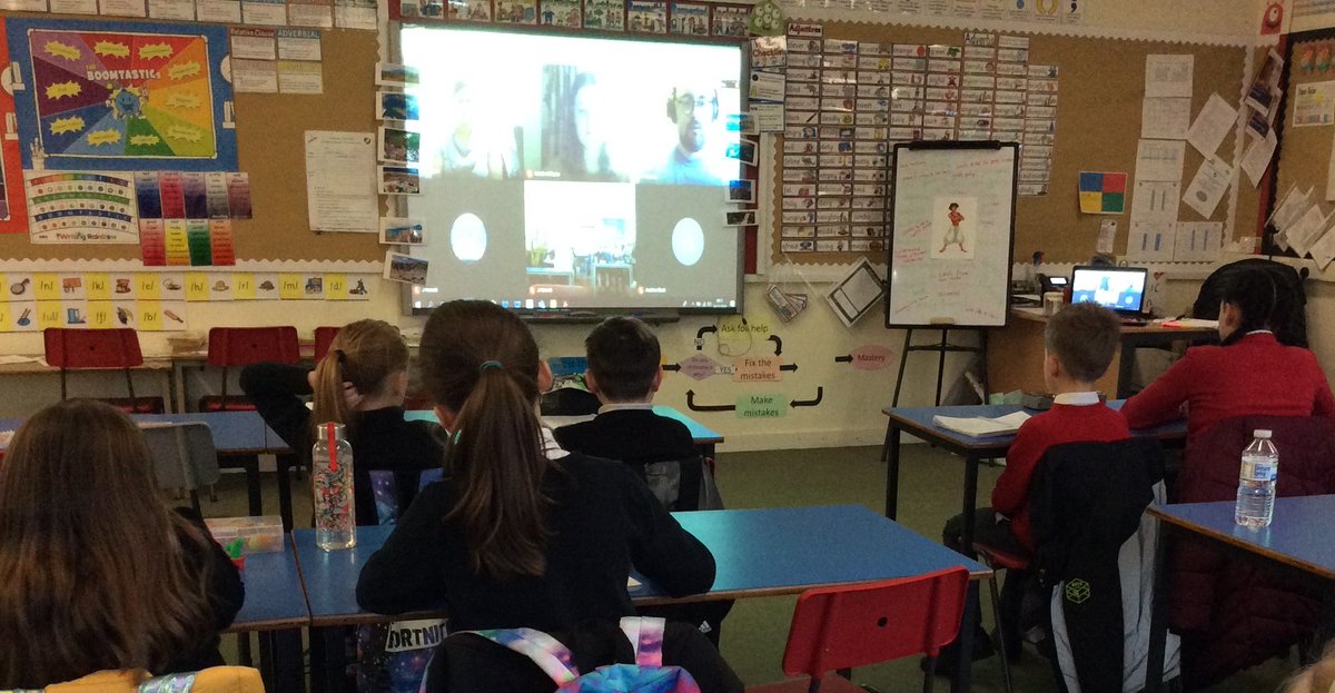 AuchenlodmentPS's tweet photo. Primary 5 had a ball this morning with science expert Nadia from @gsc1. They explored coral reefs today and will look at biodiversity next week. The class are super excited about working in partnership with the Glasgow Science Centre😃#talktotheexperts #scienceproject @STEM_Ren https://t.co/xUO8FbJ8xu