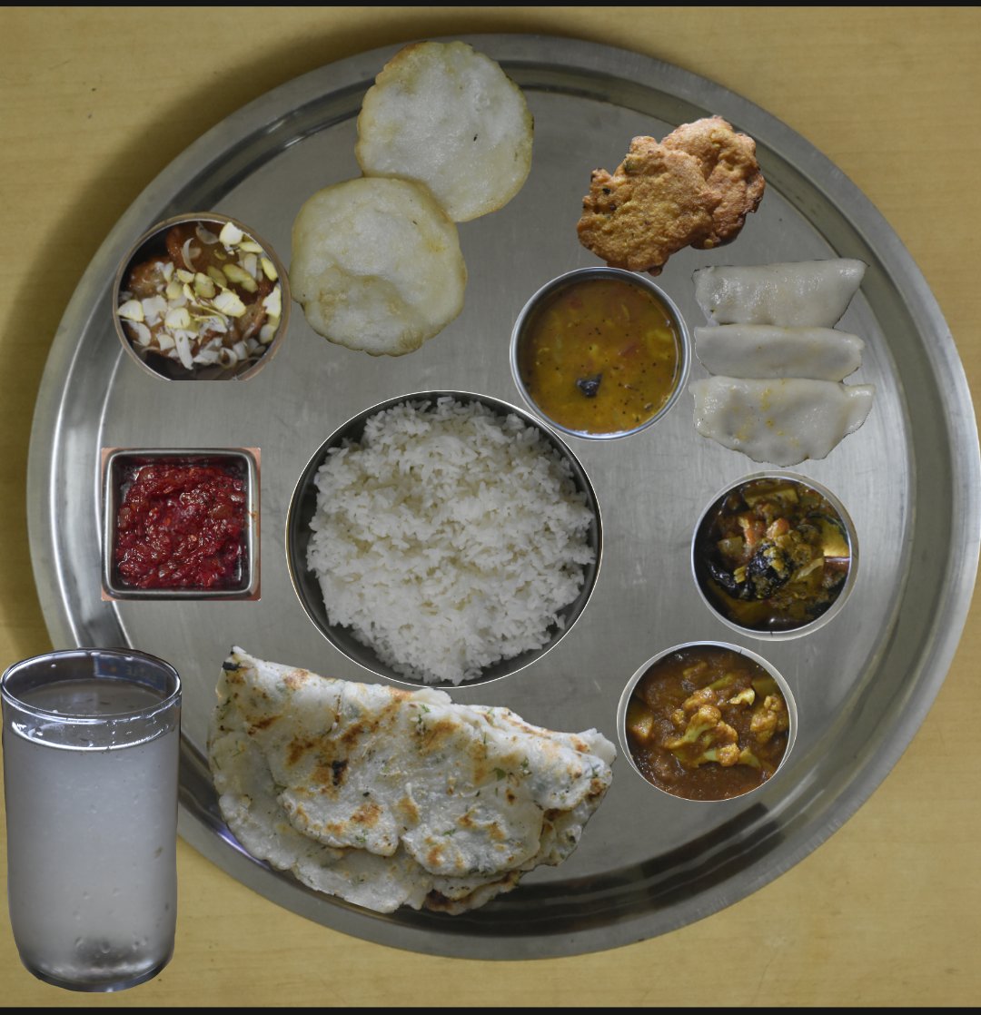 IHMGOA1's tweet photo. Regional Thalis of India
A Culinary Competition
by 
IHMGOA
Retweet and Like to vote for:
Archis Thakurdesai
2nd Year BSc H&amp;HA
presents 
Chhattishgarhi Thali
https://t.co/TqifgXWHX2

#IHMGOA #RegionalThalisOfIndia #CulinaryArts #IndianCuisine https://t.co/d7pY0bJcW8