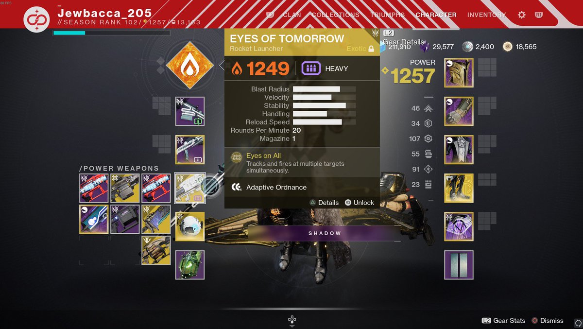 Jewbacca205's tweet image. #DeepStoneCrypt #Destiny2 Deep Stone Crypt beaten! Such a cool place and design. GGs @Bungie and I got the new exotic first clear! Big thanks to @sin0ptic @Fuzzy__Wuzzy @BRabbit935 Horza and Frzn for letting me join! Sorry Sin and Rabbit but Eyes Of Tomorrow is mine!